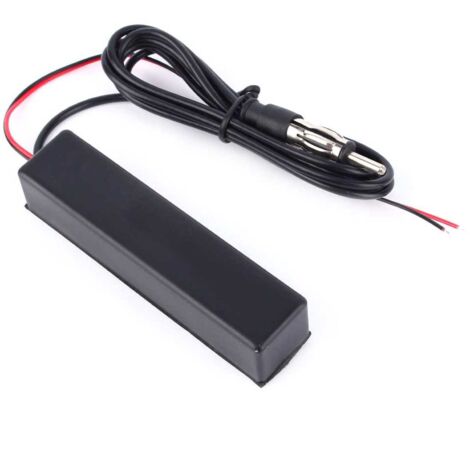 Antenne électronique d'amplificateur de Signal FM de moto de voiture chaude 12V amplifiée