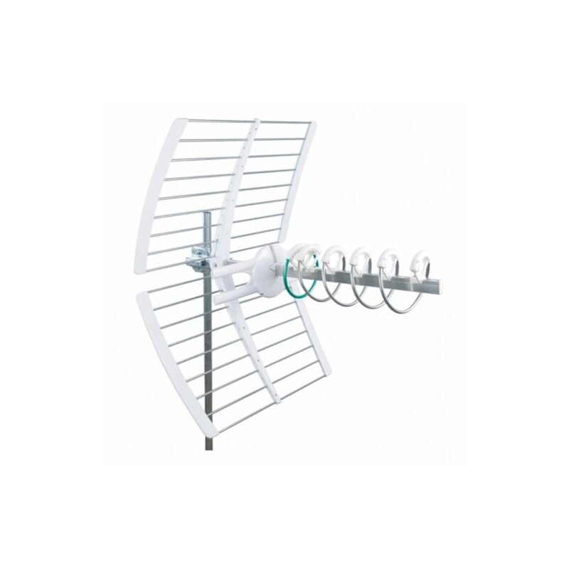 Hdme - Antenne active hélicoïdale uhf - elika pro 700 c - Gain 47 dBi, Bande 470-694 MHz, Système de pointage via led, Filtre lte intégré