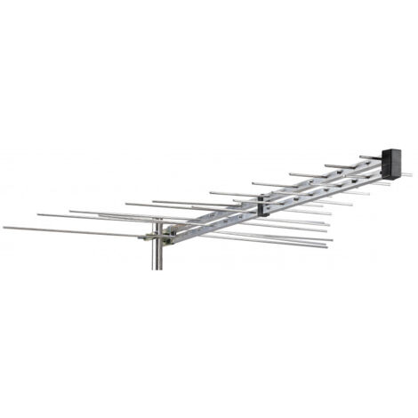 Antenne extérieure de toît aluminium compatible TNT/UHF/VHF