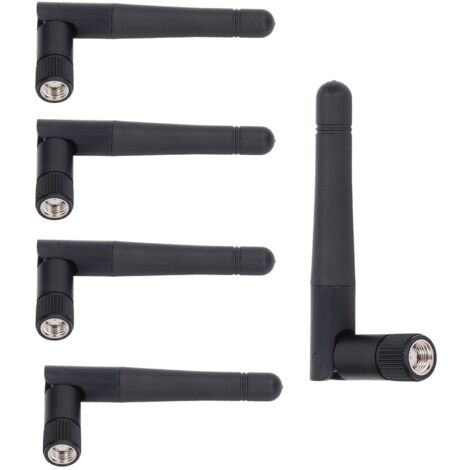 Antenne Externe WiFi 3DBI 2.4 GHz avec Connecteur SMA Femelle pour Caméra Surveillance Sans Fil