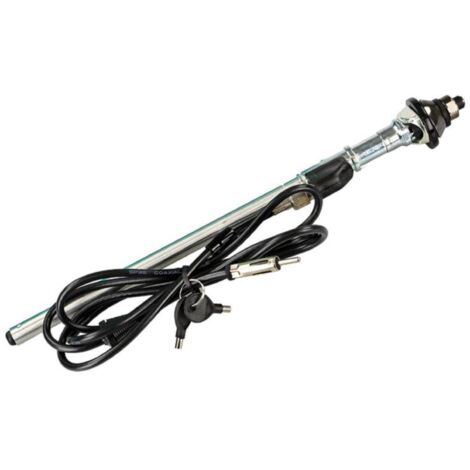 Antenne FM télescopique 90 cm – Réception AM/FM – Montage universel 17 mm – Compatible Audi, BMW, Mercedes, VW – ACV - X919312