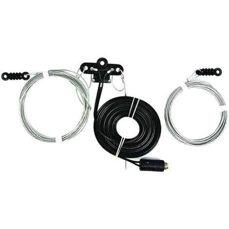 Antenne G5RV Sigma 1/2 – Antenne multibande 7-30 MHz – Longueur 16,2 m – Pour dipôle classique ou V inversé – Isolateurs en PVC