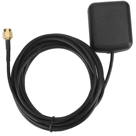 Antenne GPS pour Autoradio avec Câble 3m - Amplificateur Signal pour Système Navigation DVD