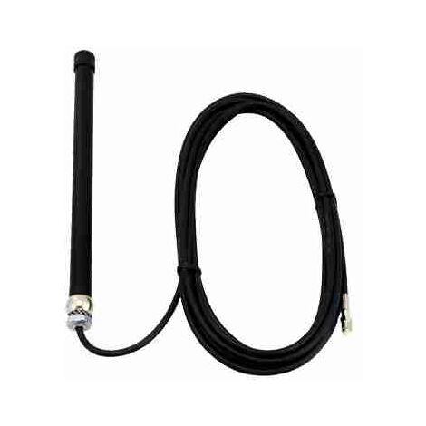 ANTENNE GSM/1 - L'antenne déportée GSM 1 est fournie complète avec support, chevilles et 5 mètres de câble avec connecteur SMA-M compatible avec le module GSM. Compatible avec IMG500, IMG500/N, CT10-M