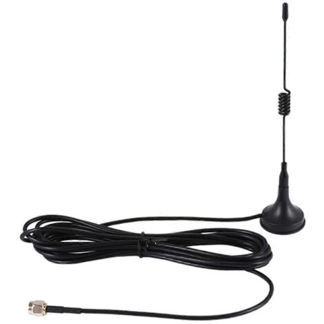 Antenne GSM 433 MHz 5 dBi, connecteur SMA mâle, base magnétique