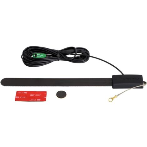 Antenne interieure pare brise DVB-T 5V Fakra F Cable TV 5m noir