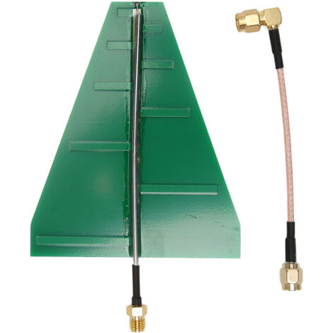 Antenne Log-Périodique UWB 1.35GHz‑9.5GHz 15W 5‑6dB avec Câble d'Adaptation pour Transmission Large Bande
