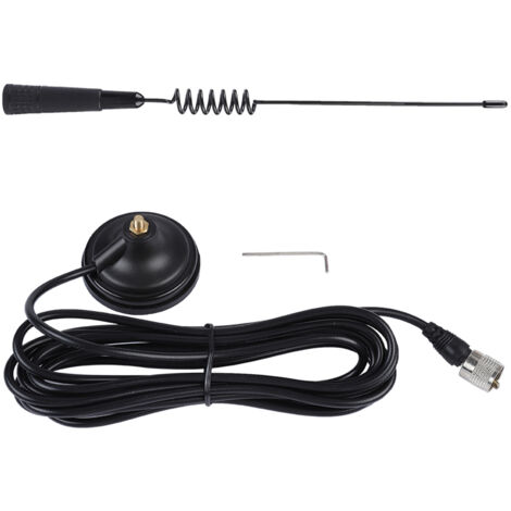 Antenne magnétique coaxiale 26 MHz pour talkie-walkie CB-27 (26 MHz)-AquaForge