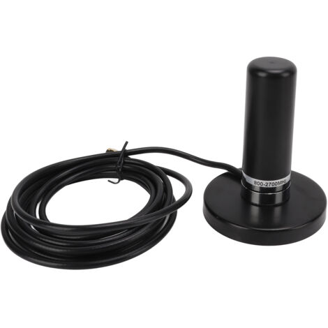 Antenne Mobile Magnétique 35dBi 800‑2700MHz pour Radio Voiture avec Support Aimanté