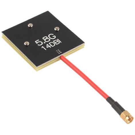 Antenne panneau à gain élevé FPV 5,8 GHz 14 dBi pour Phantom/émetteur RP-SMA