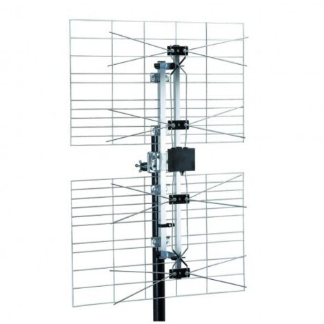 Antenne UHF Extérieure HD4K 57dB - Trinappe 4K HD Avec Filtre 4G - Neuve