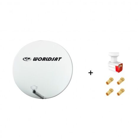 Kit Antenne TNT Trinappe Gain 18dB + Amplificateur 4 Sorties