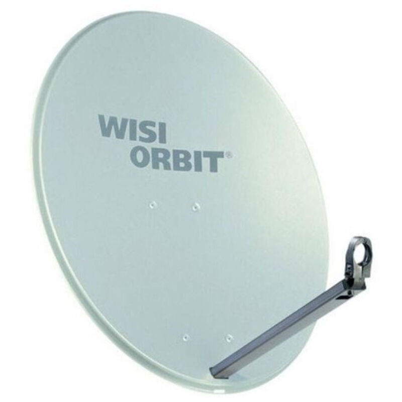 Antenne ø 80 cm aluminium. Gris clair. Gain : 37 dB (12 GHz). Livrée pr Wisi OA38G