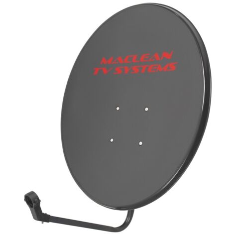 Antenne parabolique - Maclean TV System - MCTV-929 - 90cm - Acier phosphaté - Gris