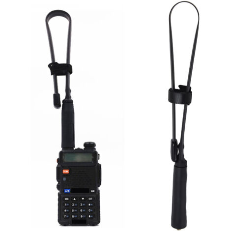 Antenne Pliable pour Radio Dual Band VHF/UHF SMA-Female Antenne AR-152 ABS+Iron 47cm Haute Gain pour Activités Outdoor