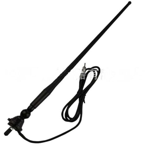 Antenne radio AM/FM étanche, antenne marine IP66, récepteur auto, en caoutchouc flexible. Compatible avec voiture, camion, bateau, quad, SSV, yacht et camping-car.