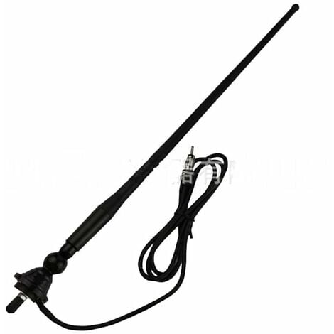 LOKIUA Antenne radio étanche AM FM, antenne marine IP66, Récepteur voiture, caoutchouc flexible. Antenne pour voiture, camion, bateau, quad, SSV, yacht et camping-car
