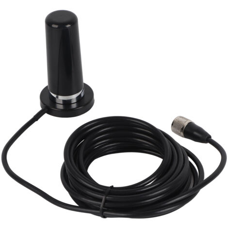 Antenne Radio Mobile VHF/UHF Double Bande pour Véhicule avec Support Magnétique et Câble