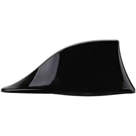 Antenne Requin Antenne D'aileron de Requin Universelle Antenne de Voiture avec AM FM Radio Signal Base étanche (Noir)