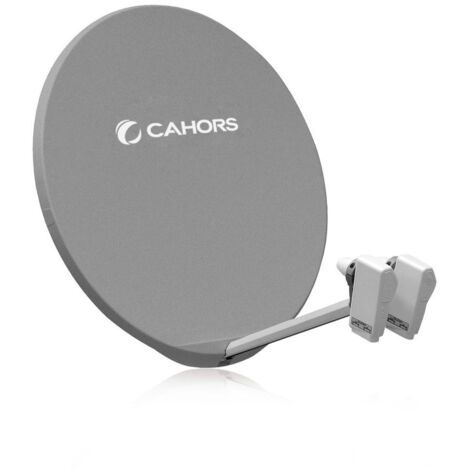 Antenne Satellite Fibre - Cahors SMC 100 V2 - 100cm, Bandes de fréquence 10,7 - 12,75 GHz, Gain à 12,625 GHz 39,7 dB