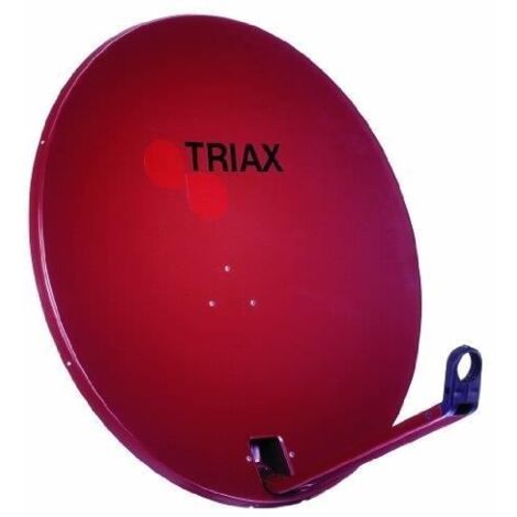 Antenne satellite - TRIAX - TDA 64 R-1 - Gain 35.8 dBi - Diamètre 640 mm - Couleur Rouge