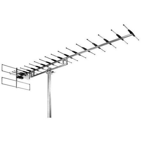 Antenne Râteau TNT UHF DVB-T WISI EB597 LTE - Aluminium 13dB