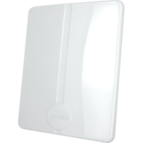 Antenne TNT extérieure amplifiée 40dB – Filtre 5G – Gain réglable – Indice de protection IP55 – Dimensions 33,5 x 26 x 8 cm – Sedea
