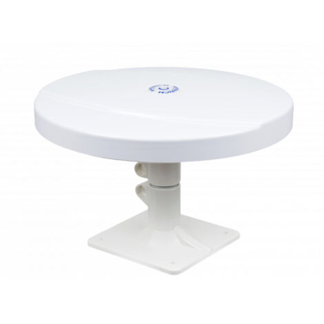 Antenne TNT passive omnidirectionnelle pour bateau et camping-car – Gain 38dB – Fréquence 470-790 MHz – Installation facile sur mât – Antarion