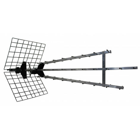 Antenne trinappe amplifiée 57 dB pour réception difficile