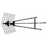 Antenne trinappe amplifiée 57 dB pour réception difficile