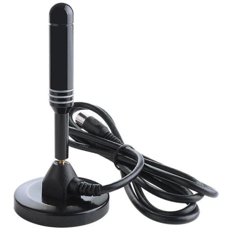 antenne Tv 2m De Cble Interieur Tnt Hd Puissante August Dta240 Digital Et Numrique Uhd France, Magntique Aimante, Petite, Portable, Discrte, Uhf