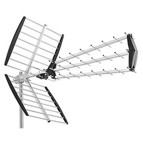 Antenne Tv Numérique Externe Dvb-t Uhf 28 Db Hd 43 éléments Dq-655