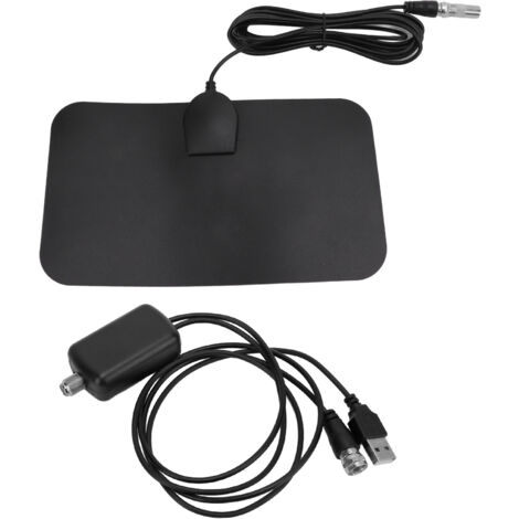 Antenne TV Numérique HD 25dBi 980 Miles avec Amplificateur Signal - KJ-030