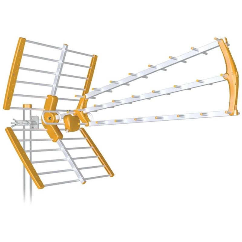 Antenne tv tdt uhf 18dB mandarine fold 4G-LTE 18dB