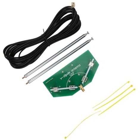 Antenne, UKW-Antenne, Heim-Stereoantenne, V-Dipol-Empfänger, Funkkommunikation, 78 M–1 GHz, SMA-Anschluss, PCB
