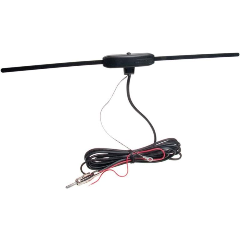 Antenne universelle adhesive AM FM-TMC DIN M Cable 2.35m