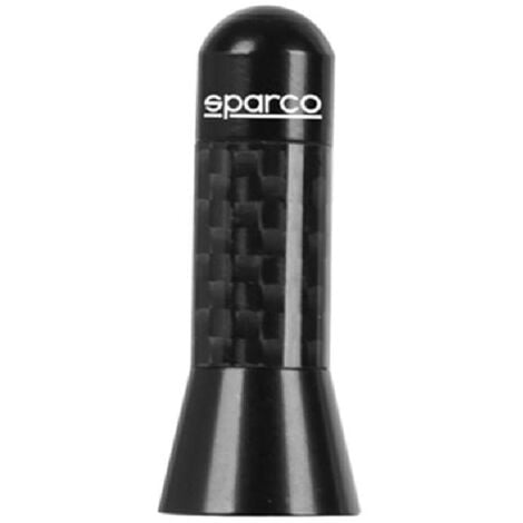 Antenne Universelle Courte Noire Carbone Sparco