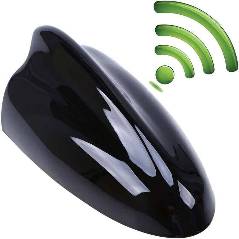 Antenne universelle d'aileron de requin de voiture Antenne de toit de signal radio am/fm pour voiture suv camion tout-terrain avec base adhésive