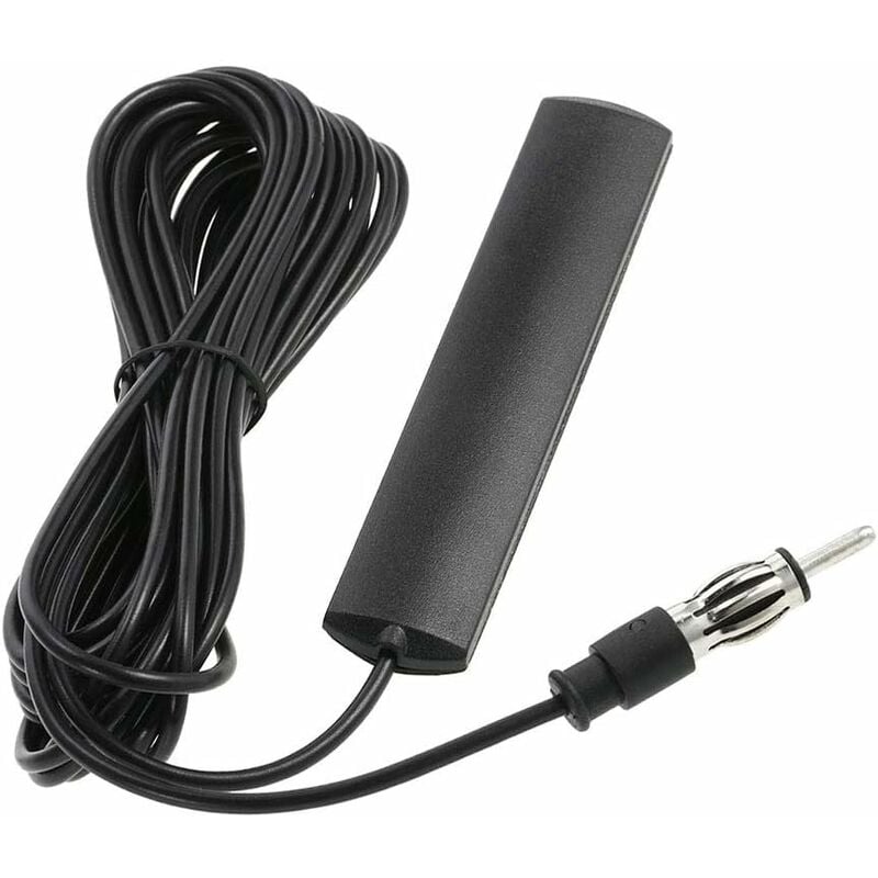 Antenne Universelle D'autoradio, Antenne Radio am fm ANT-309 Antenne de Correction de Montage Caché adhésif de voiture Antenne Radio Pare-brise Câble