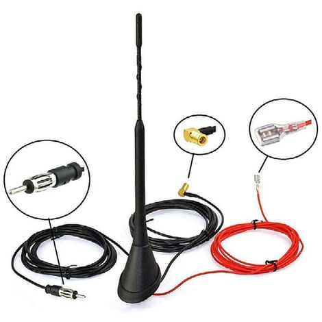 Adaptateur pour câble antenne DAB+ - FAKRA mâle -> SMB femelle 90° - Adaptateur  Antenne Dab Fakra Smb PHONOCAR 8/955