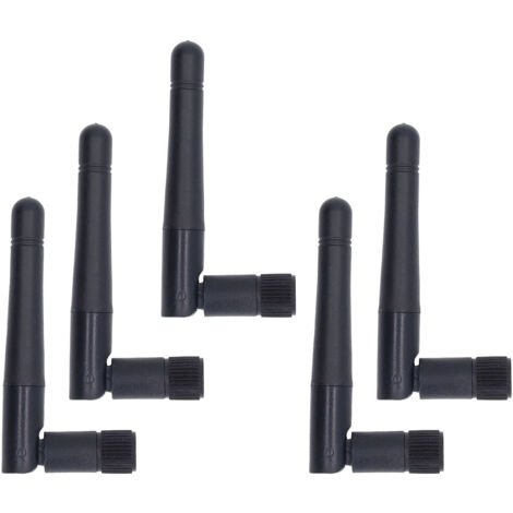 Antenne WiFi Externe 2.4G 3DBI Gain Élevé avec Connecteur SMA Femelle à Broche Interne pour Surveillance Sans Fil