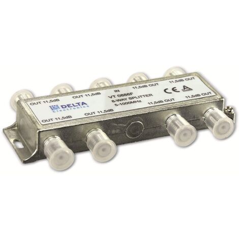Antennenverteiler, DELTA Electronics, VT 0886F, 8-fach, 11,5 dB