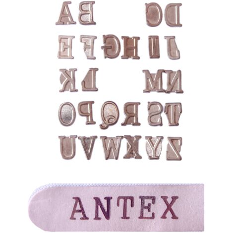 Antex R8Q0L030 alfabeto pirografia timbri