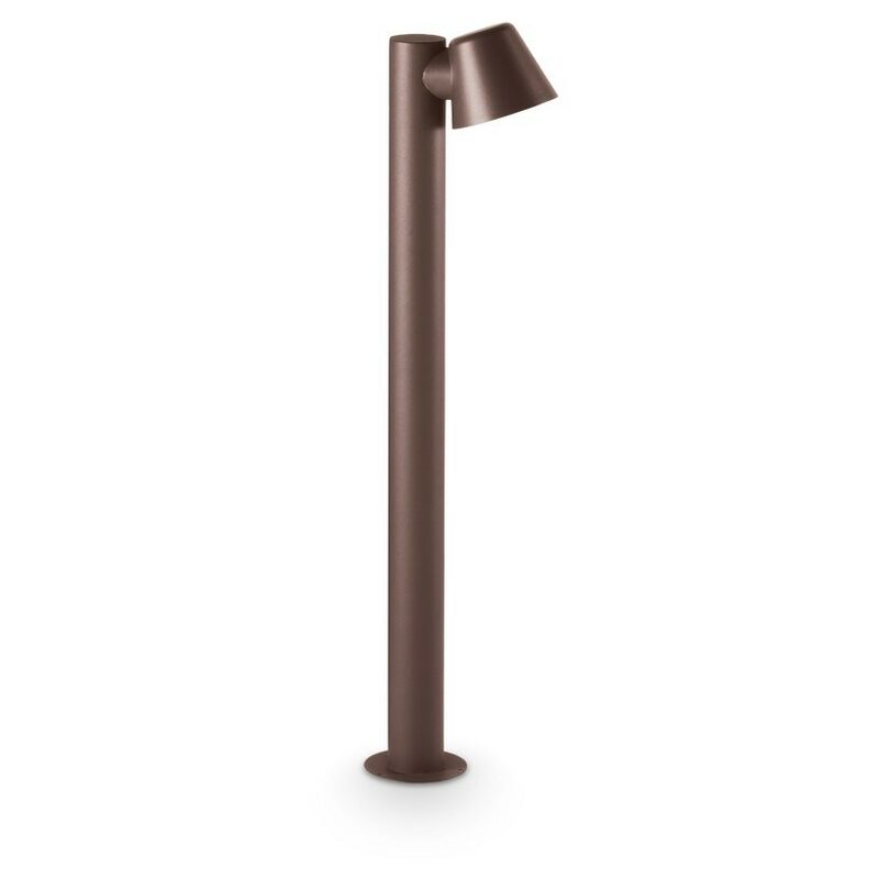 Gas - Outdoor Bollard Lamp 1 Light Coffee IP43, GU10 - Ideal Lux