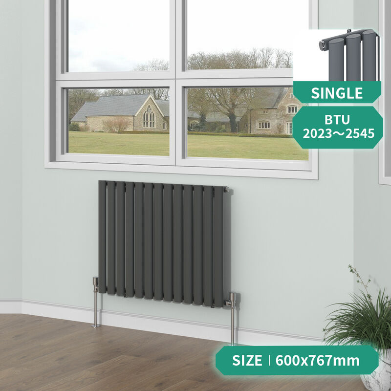 Image of NRG Anthracite Horizontal Oval Column Designer&hellip;