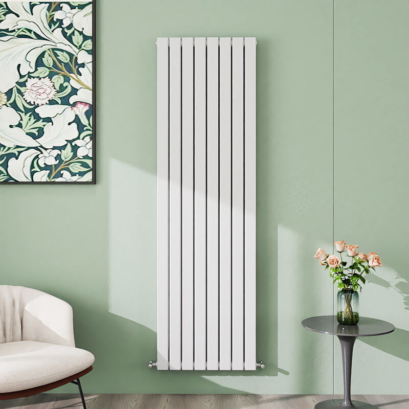 Image of AICA 1800x544mm White Vertical Designer Radiator&hellip;