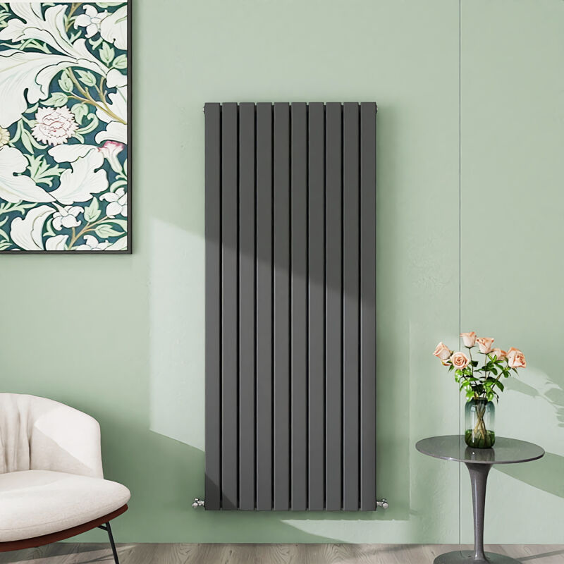 Image of Aica Sanitaire - aica 1600x680mm Anthracite&hellip;
