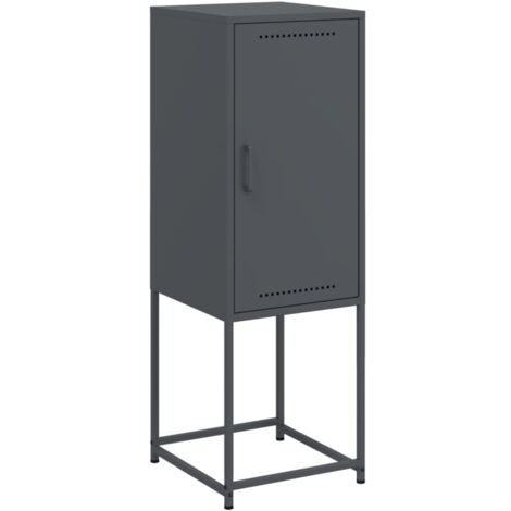 Anthrazit Schrank 36x39x107 cm Stahl