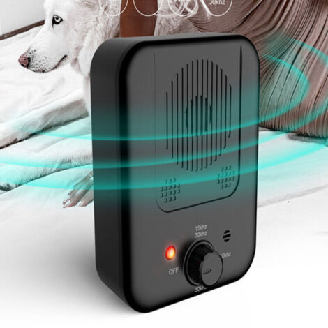 Anti Aboiement Chien à Ultrason Longue Portée, Rechargeable Détection Automatique pour Petit/Moyen/Gros Chien