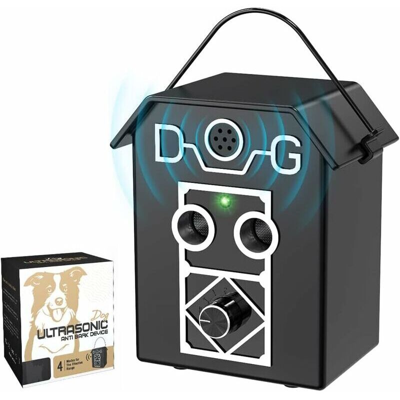 SNQ - Anti Aboiement Chien, Ultrasons Anti aboiement, Automatique Anti-Aboiement Chien Dispositif Étanche avec 3 Modes pour Les Petits Moyens et